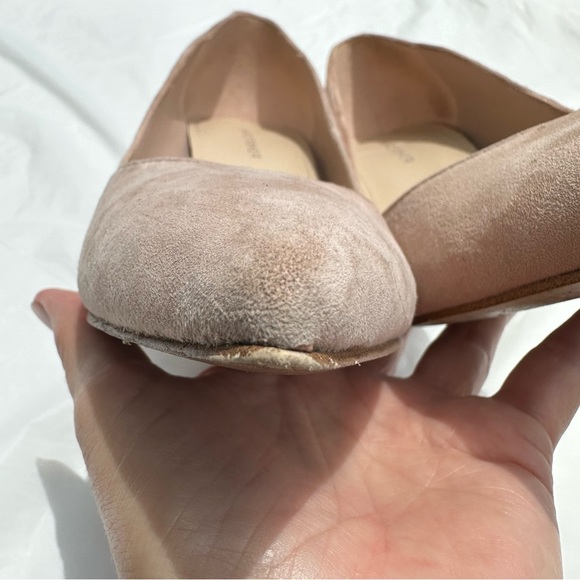 Marc Fisher Caitlin suede blush pink block heel, pointy toe pump - Picture 12 of 17